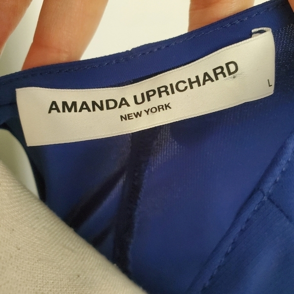 Amanda Uprichard "Pasadena" Blue Midi Dress - Picture 7 of 8